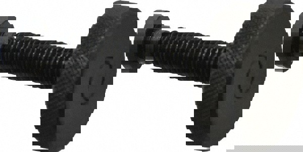 C-12L14 Steel Thumb Screw: 3/8-16, Knurled Head